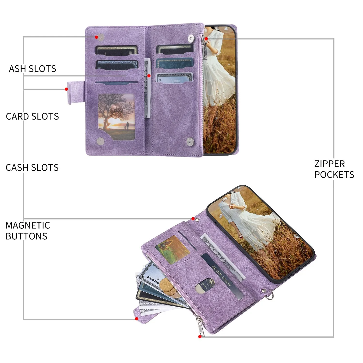 005 Style Rhombus Texture Phone Case for Samsung Galaxy A71 4G SM-A715, Zipper Pocket Leather Stand Wallet Cover with Wrist Strap