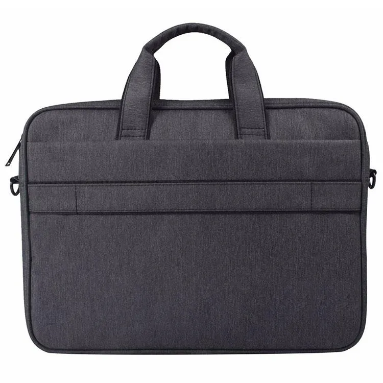 15.6 Inch Laptop One-shoulder Handbag with Waterproof Anti-theft Design and Suitcase Belt