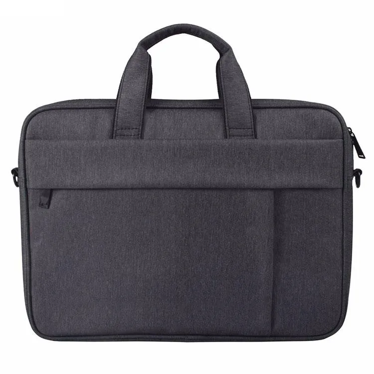 15.6 Inch Laptop One-shoulder Handbag with Waterproof Anti-theft Design and Suitcase Belt