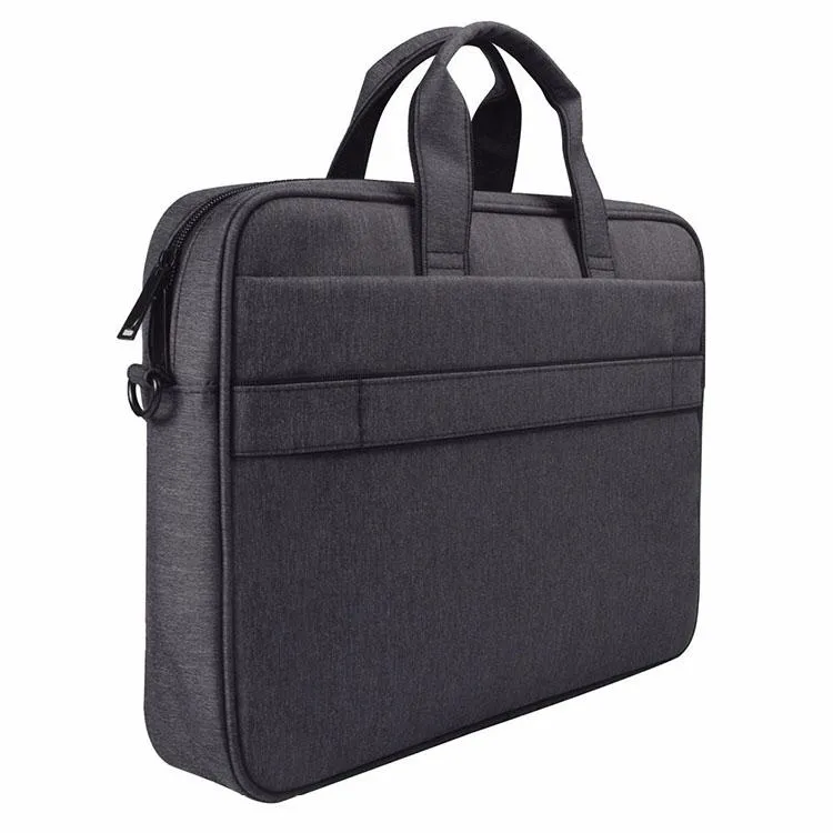 15.6 Inch Laptop One-shoulder Handbag with Waterproof Anti-theft Design and Suitcase Belt