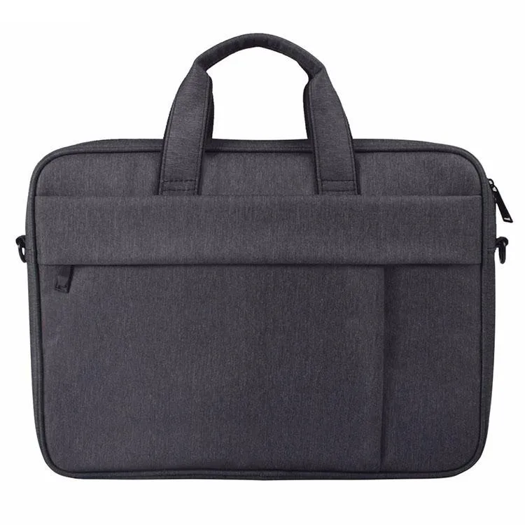15.6 Inch Laptop One-shoulder Handbag with Waterproof Anti-theft Design and Suitcase Belt