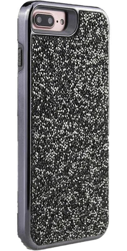All That Glitter | Charcoal Silver Crystal Case