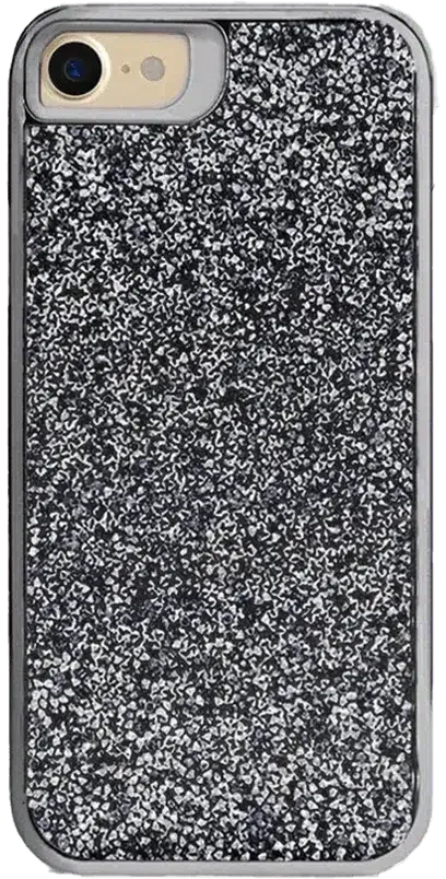 All That Glitter | Charcoal Silver Crystal Case