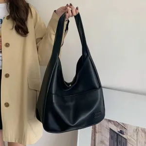 Amozae-Large Capacity Tote Bag Women's New Trendy Shoulder Bag Simple and Versatile Commuter Bag Fashion Luxury Designer Handbags