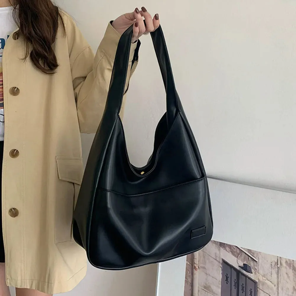 Amozae-Large Capacity Tote Bag Women's New Trendy Shoulder Bag Simple and Versatile Commuter Bag Fashion Luxury Designer Handbags