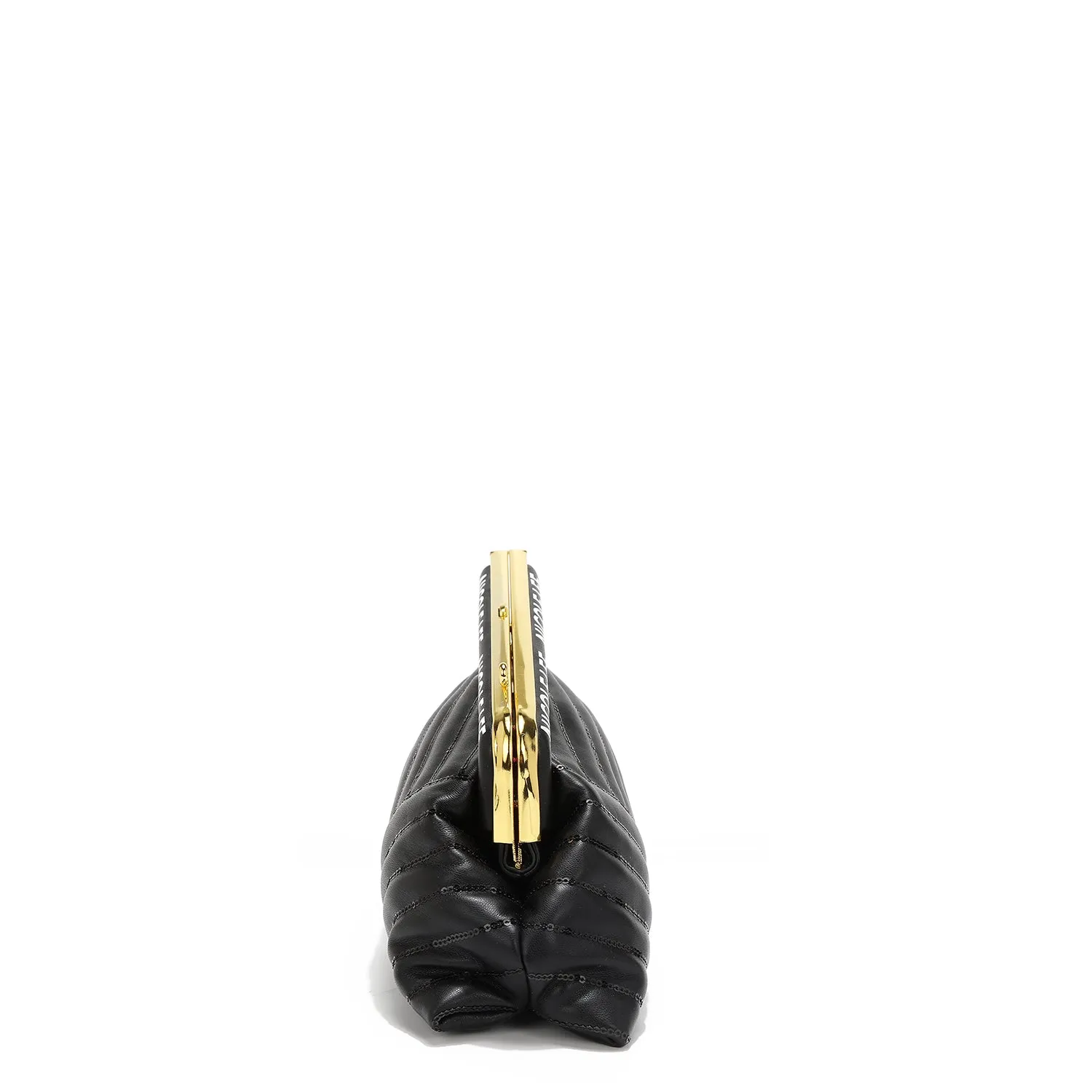 ANGLE SEQUIN CLUTCH