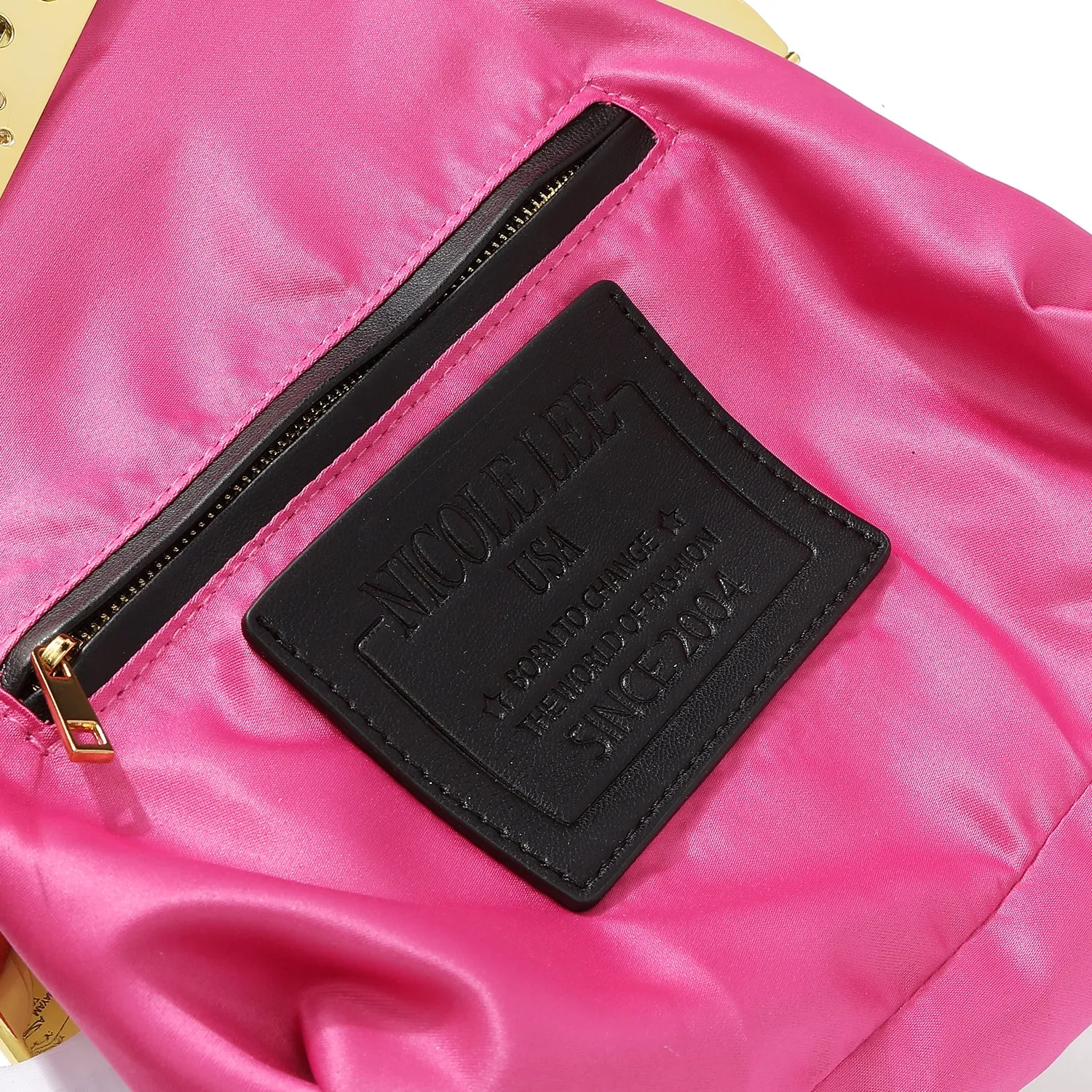 ANGLE SEQUIN CLUTCH