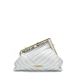 ANGLE SEQUIN CLUTCH