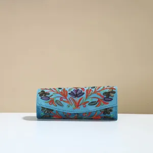 Authentic Kashmiri Crewel Embroidery Velvet Clutch 27