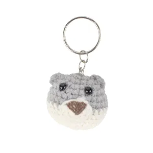 Bear Crochet Keychain
