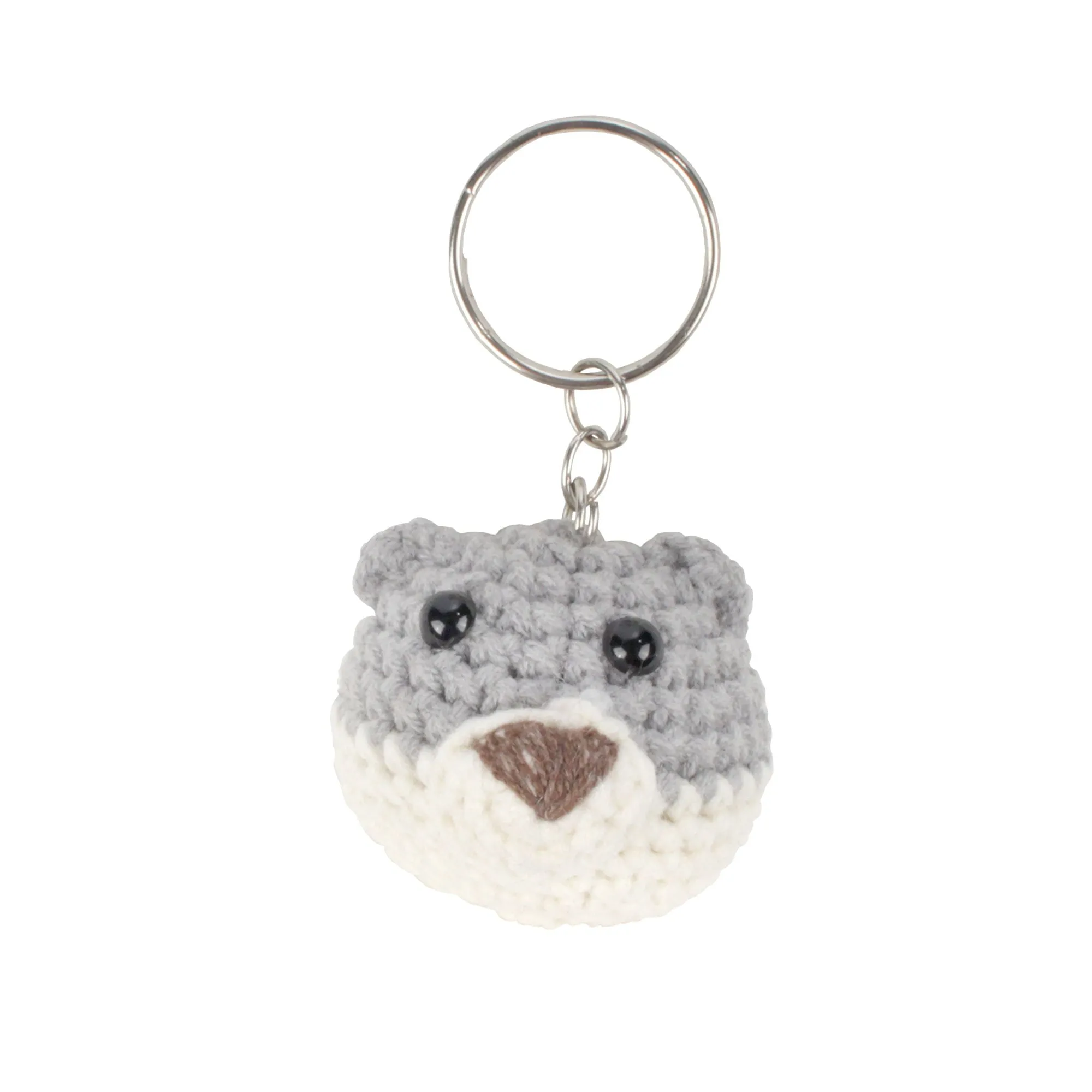 Bear Crochet Keychain