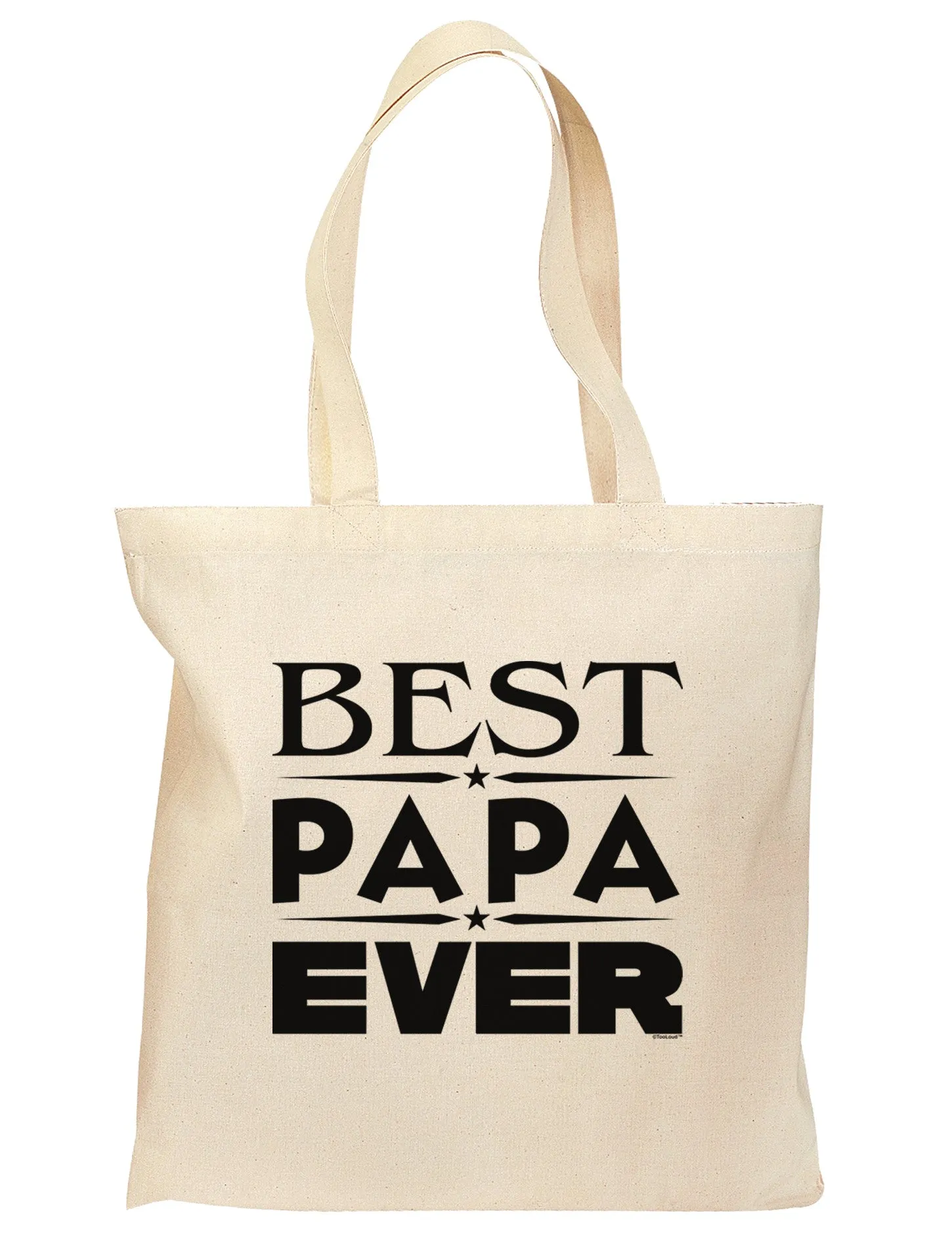 Best Papa Ever Grocery Tote Bag