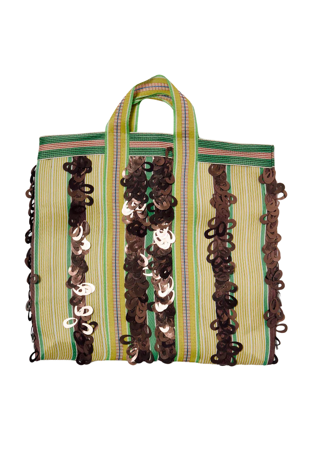 Bronze Stripe Handbag