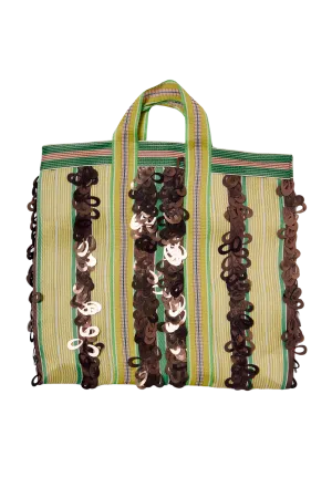 Bronze Stripe Handbag