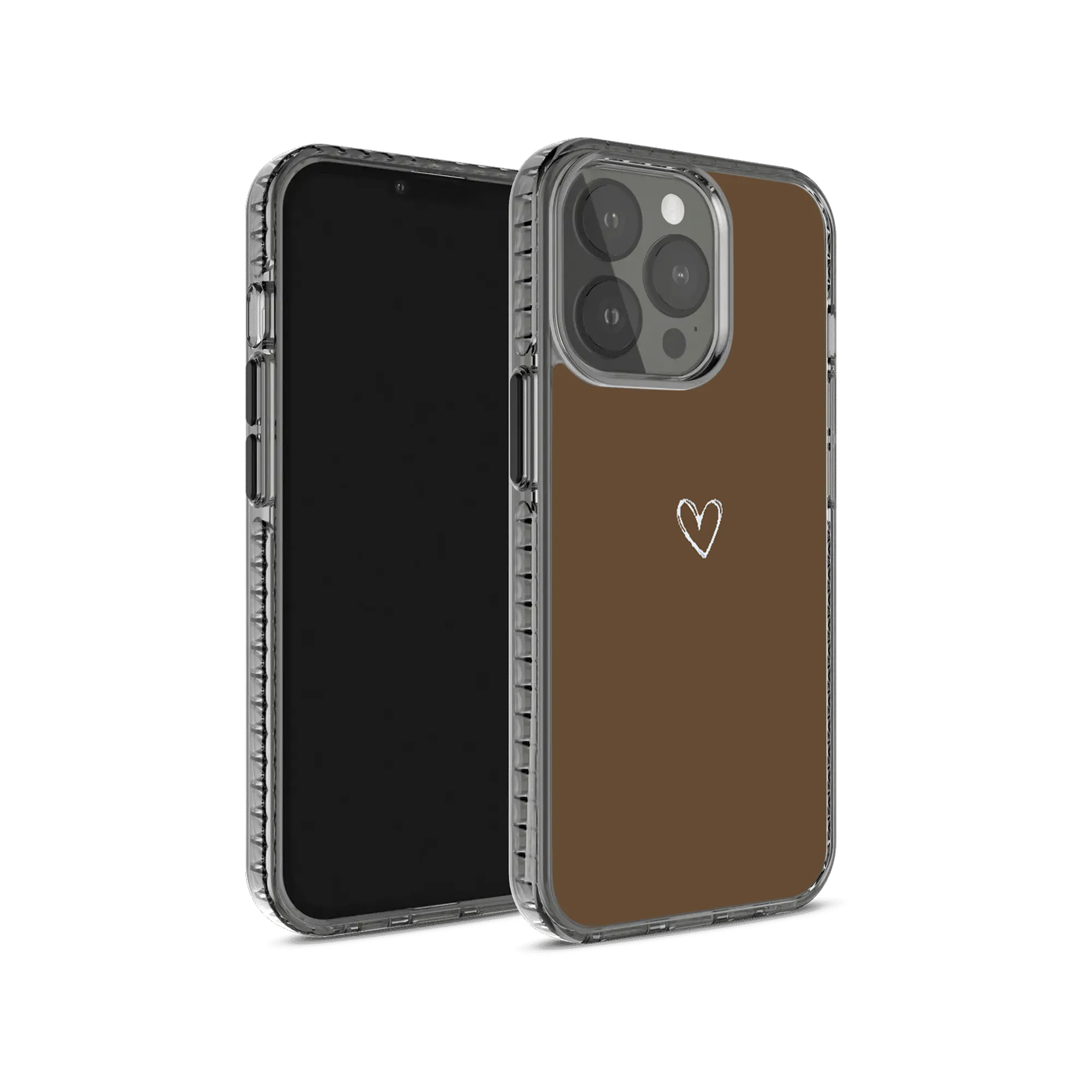 Brown Heart Stride 2.0 Case