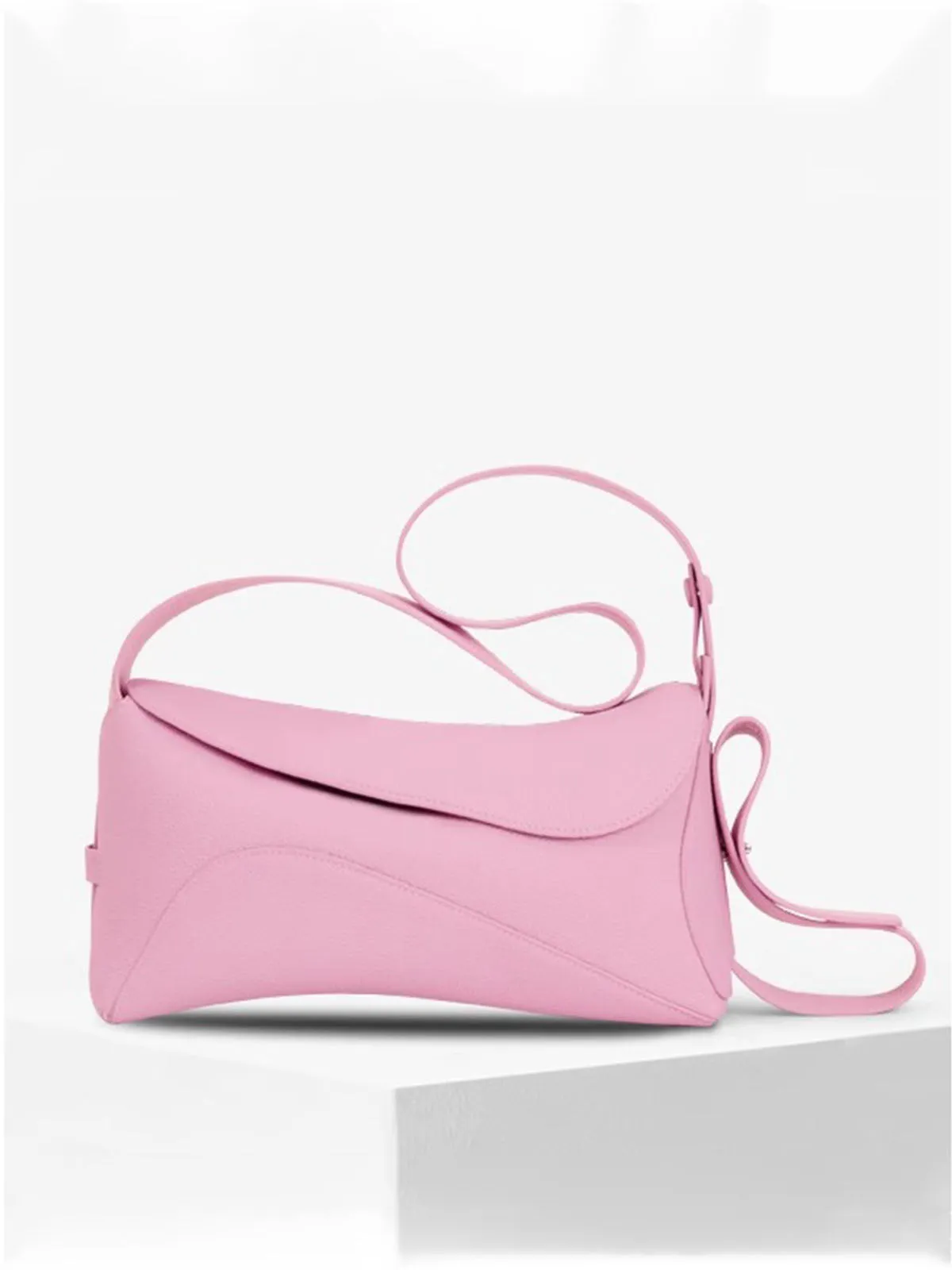 Chic Cowhide Hobo Bag Large Capacity Shoulder Bag
