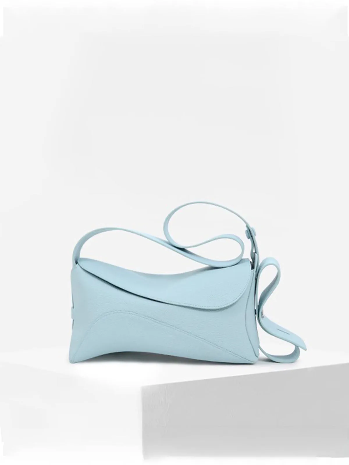 Chic Cowhide Hobo Bag Large Capacity Shoulder Bag