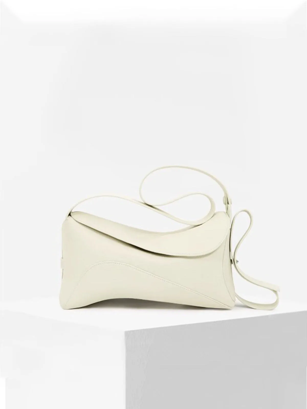 Chic Cowhide Hobo Bag Large Capacity Shoulder Bag