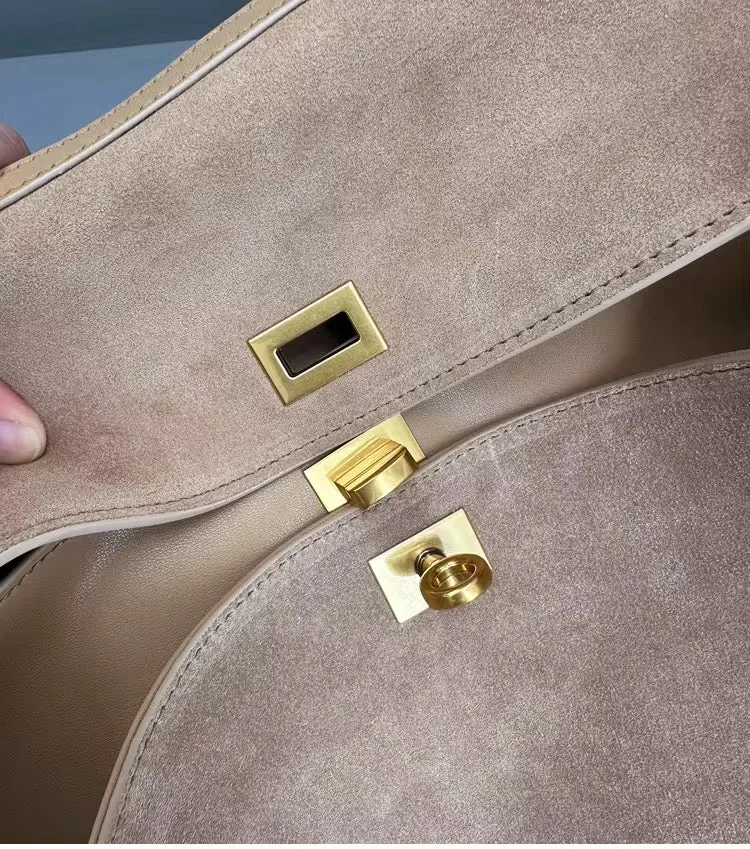 Chic Handmade Suede Bag – Elevate Your Style