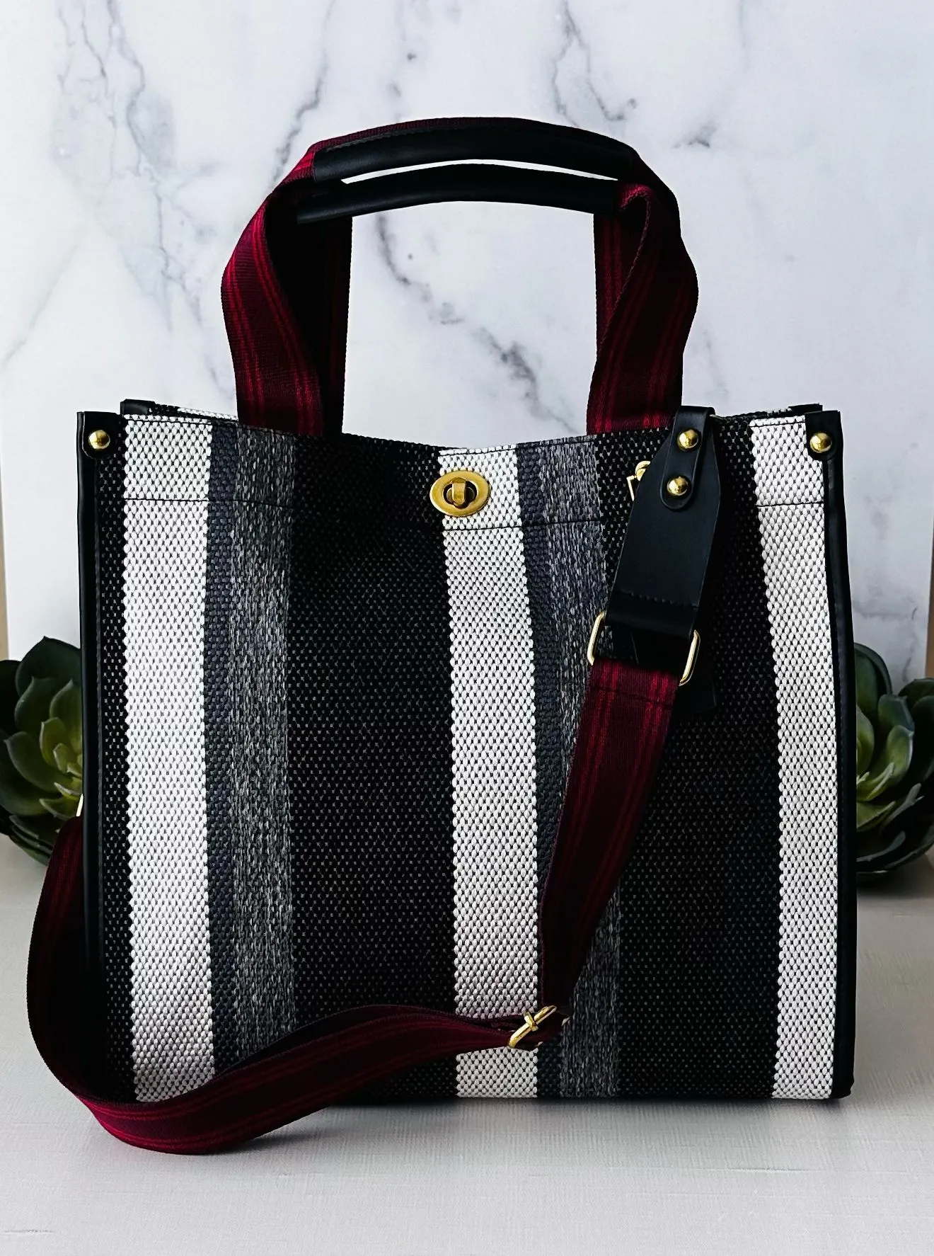 ClaudiaG  Stripe Tote