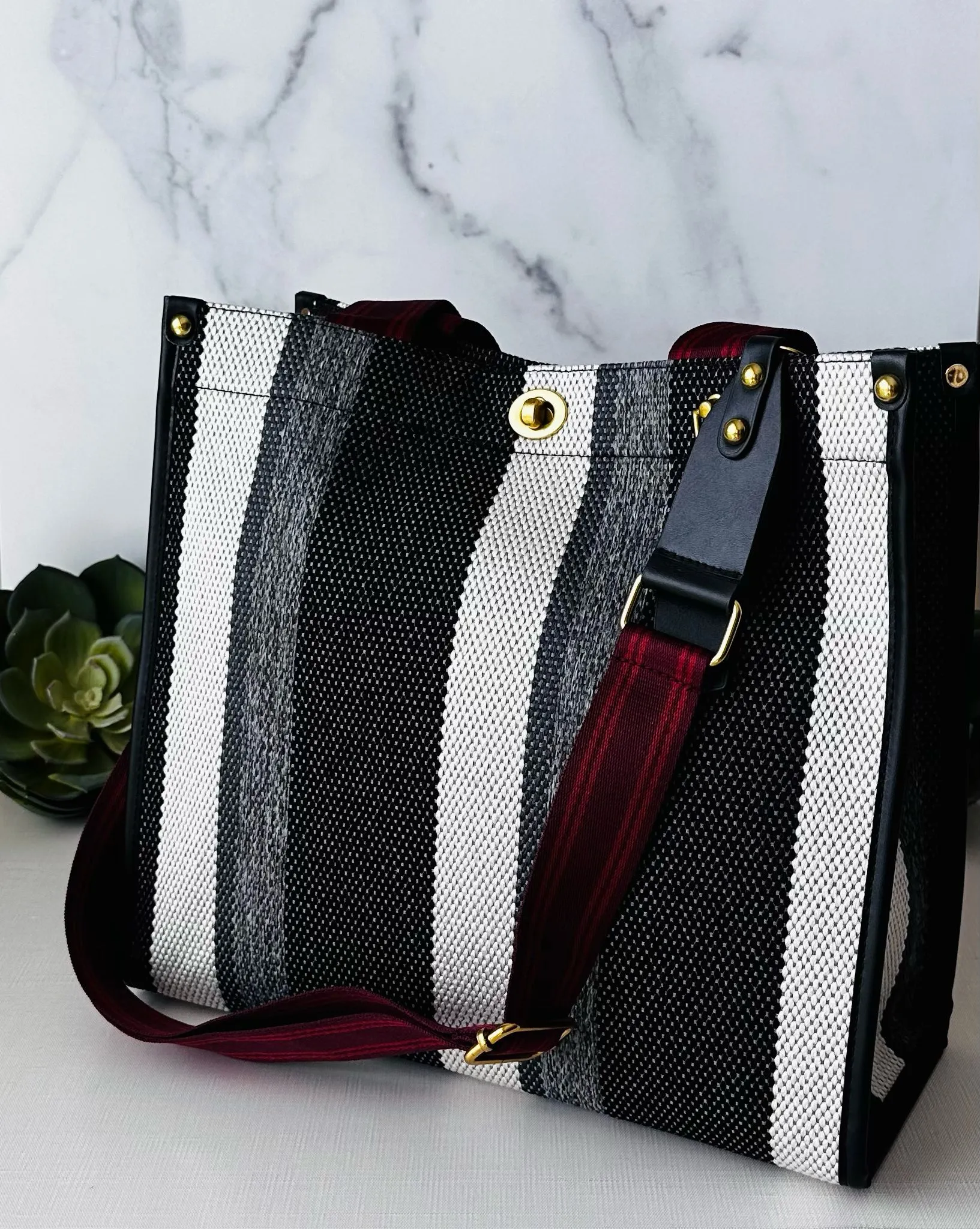 ClaudiaG  Stripe Tote