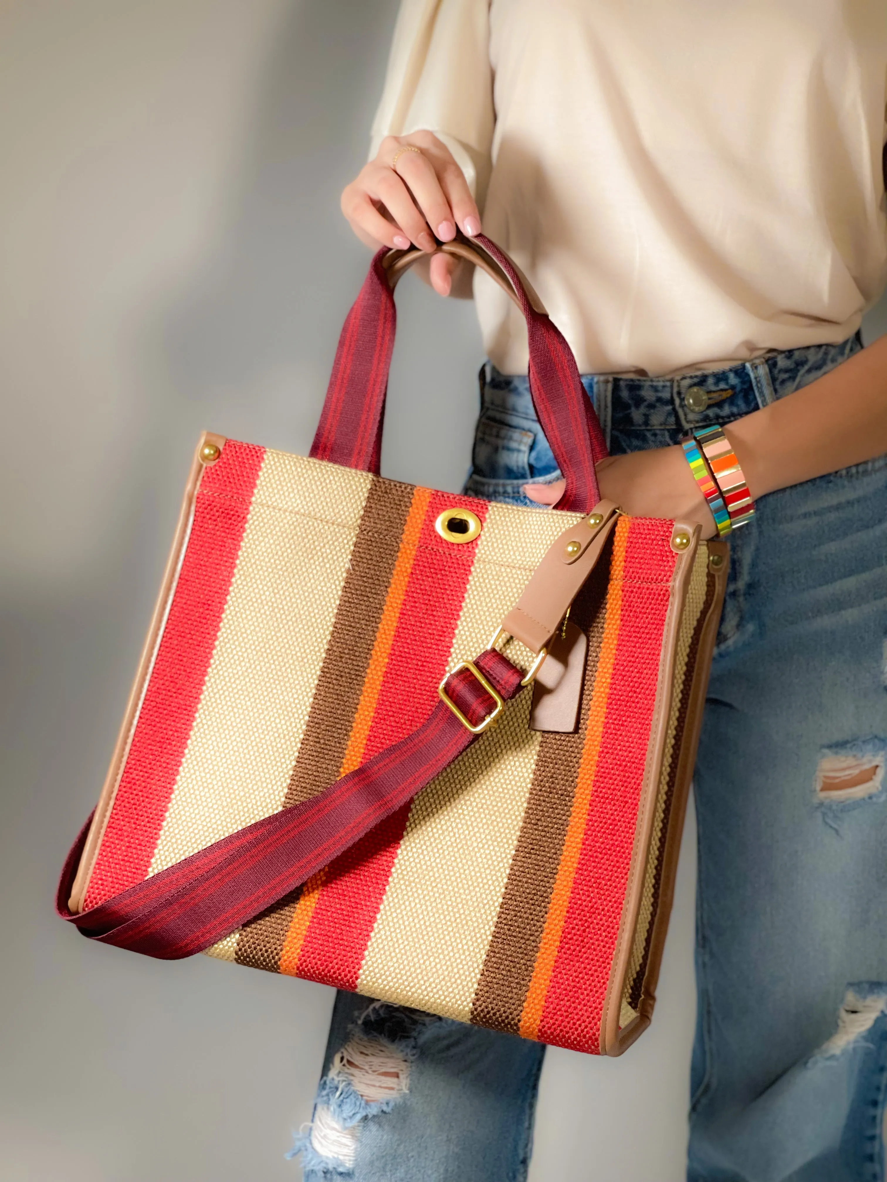 ClaudiaG  Stripe Tote