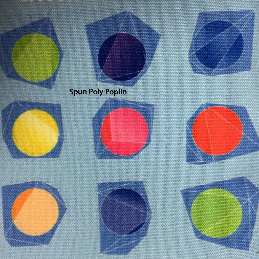 Custom Fabric By The Yard with Your Art Design - Spun Poly Poplin