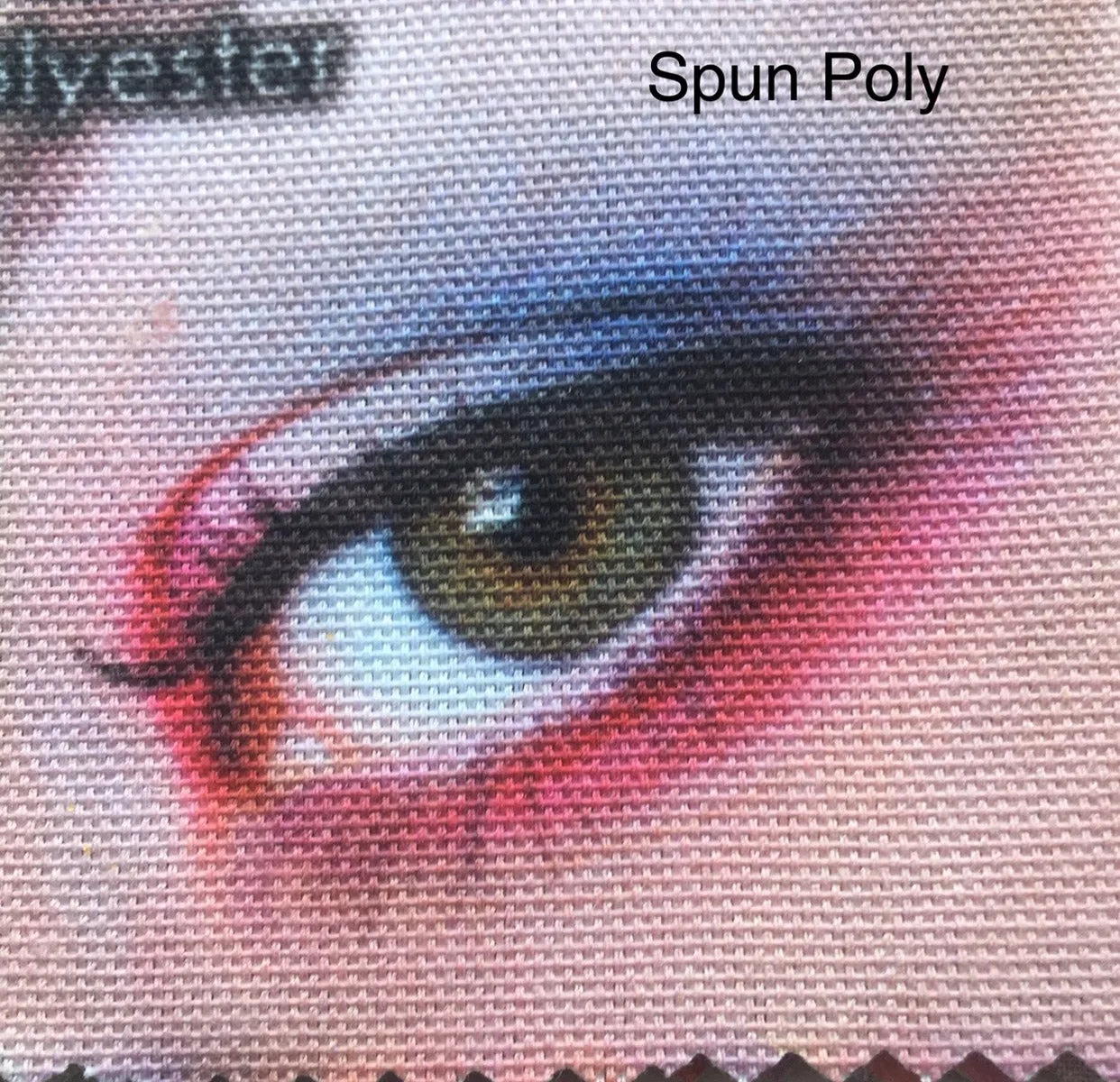 Custom Fabric By The Yard with Your Art Design - Spun Poly Poplin