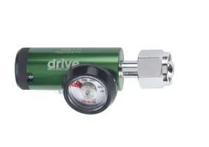 Drive Medical 18303gm CGA 540 Oxygen Regulator 0-8 LPM DISS Outlet, Mini