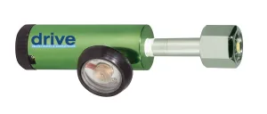 Drive Medical 18307g CGA 540 Oxygen Regulator 0-4 LPM DISS Outlet, Pediatric