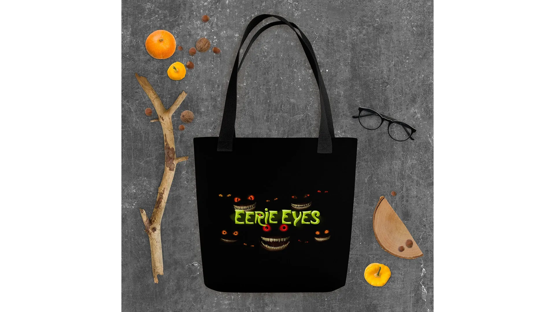Eerie Eyes Tote Bag