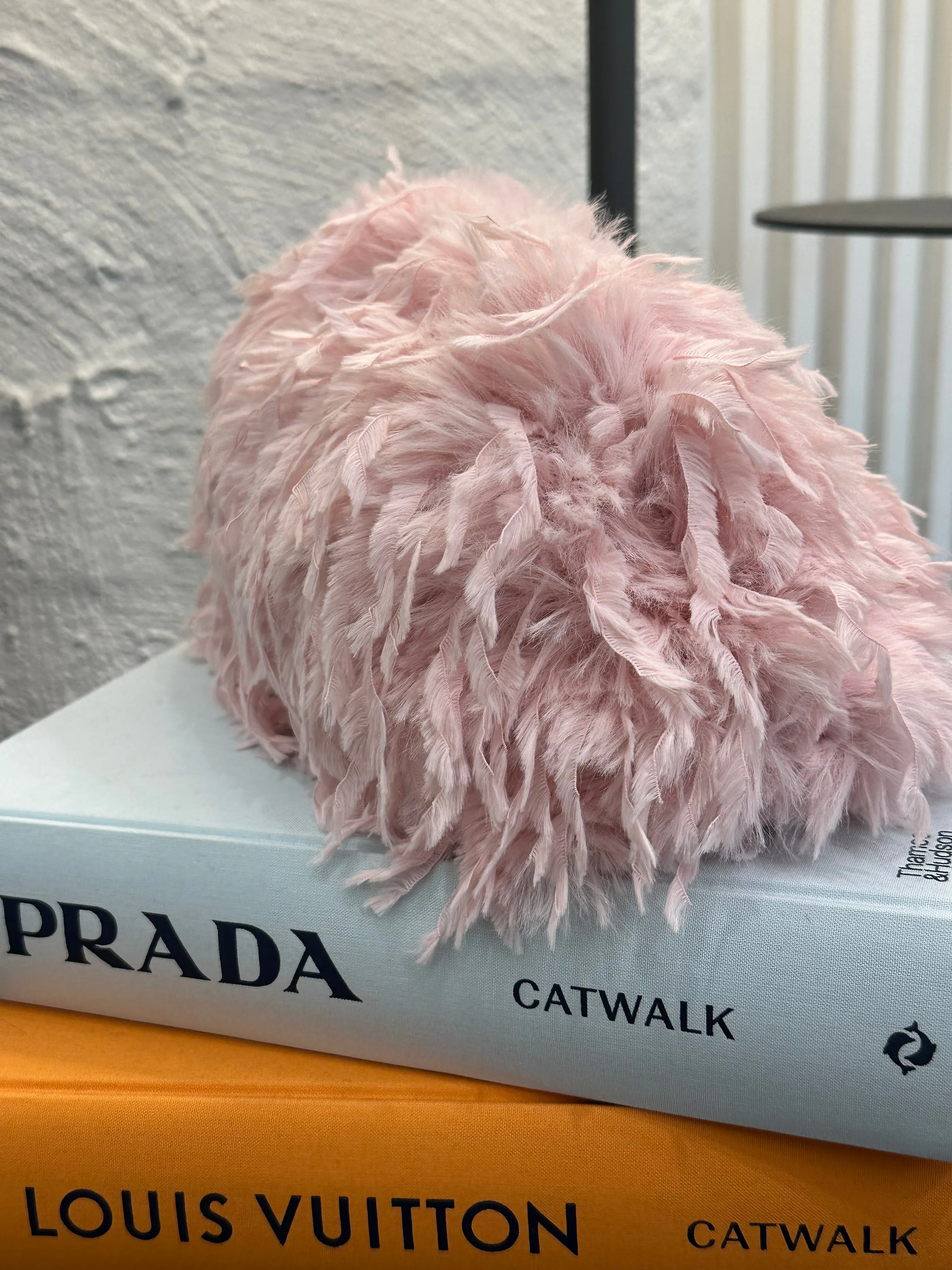 Feather Bag, Pale Pink