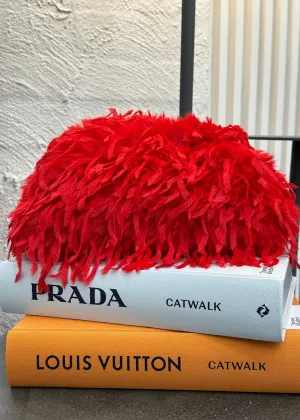 Feather Bag, Red
