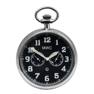 General Service Military Pocket Watch (Hybrid Movement with Black Dial)