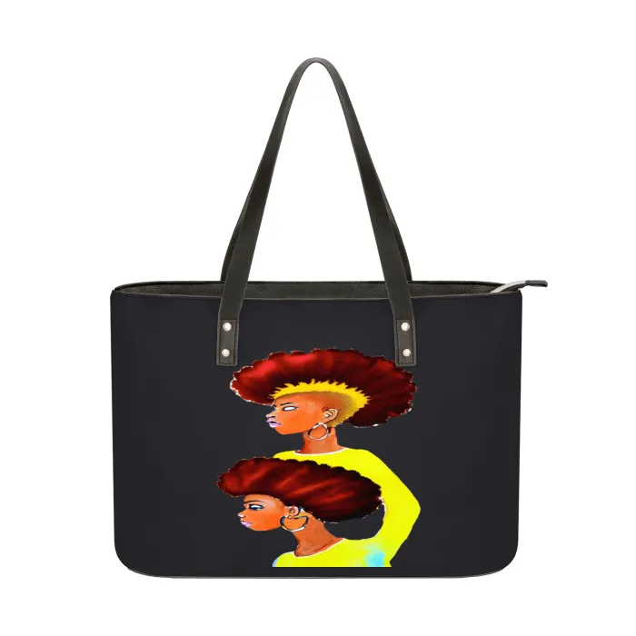 Grunge Fro Leather Shoulder Bag - 10 colors