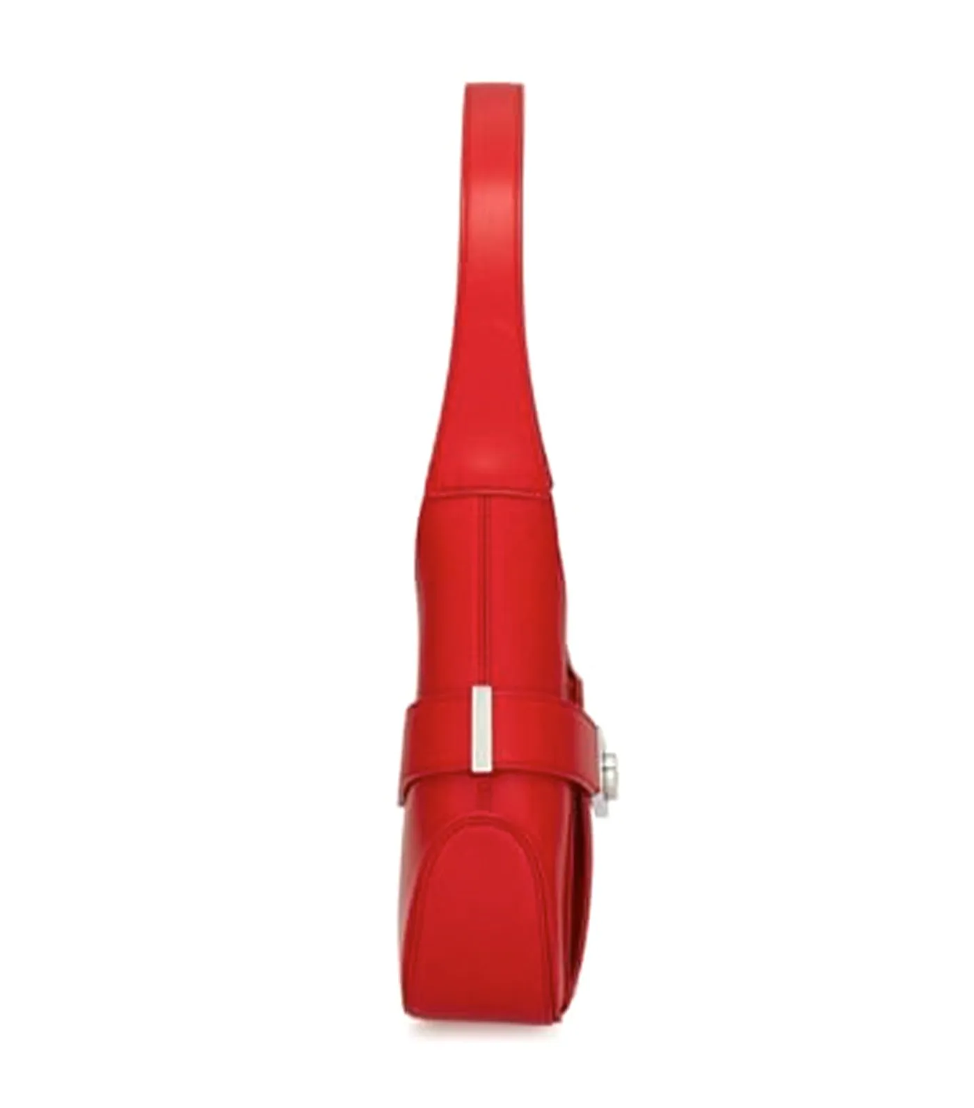 Hobo Shoulder Bag M Flame Red