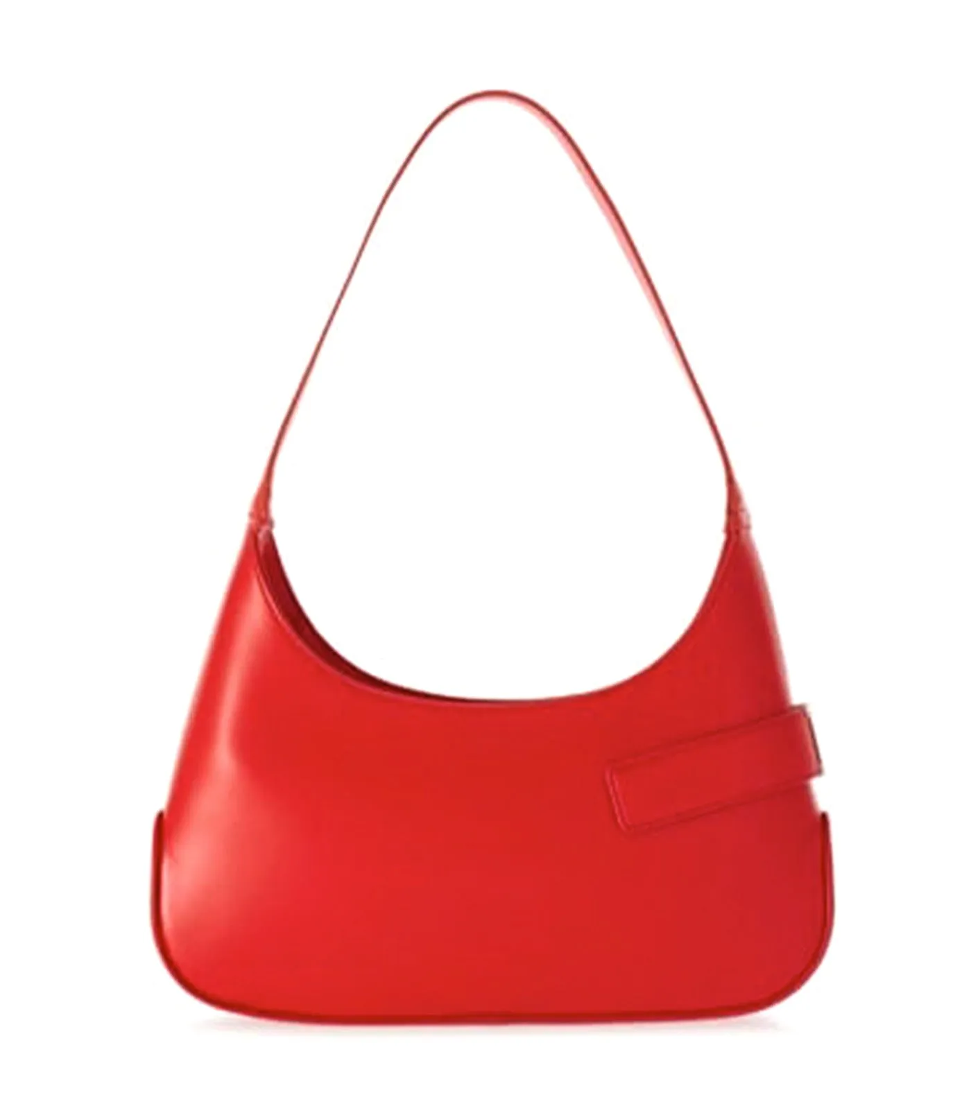 Hobo Shoulder Bag M Flame Red