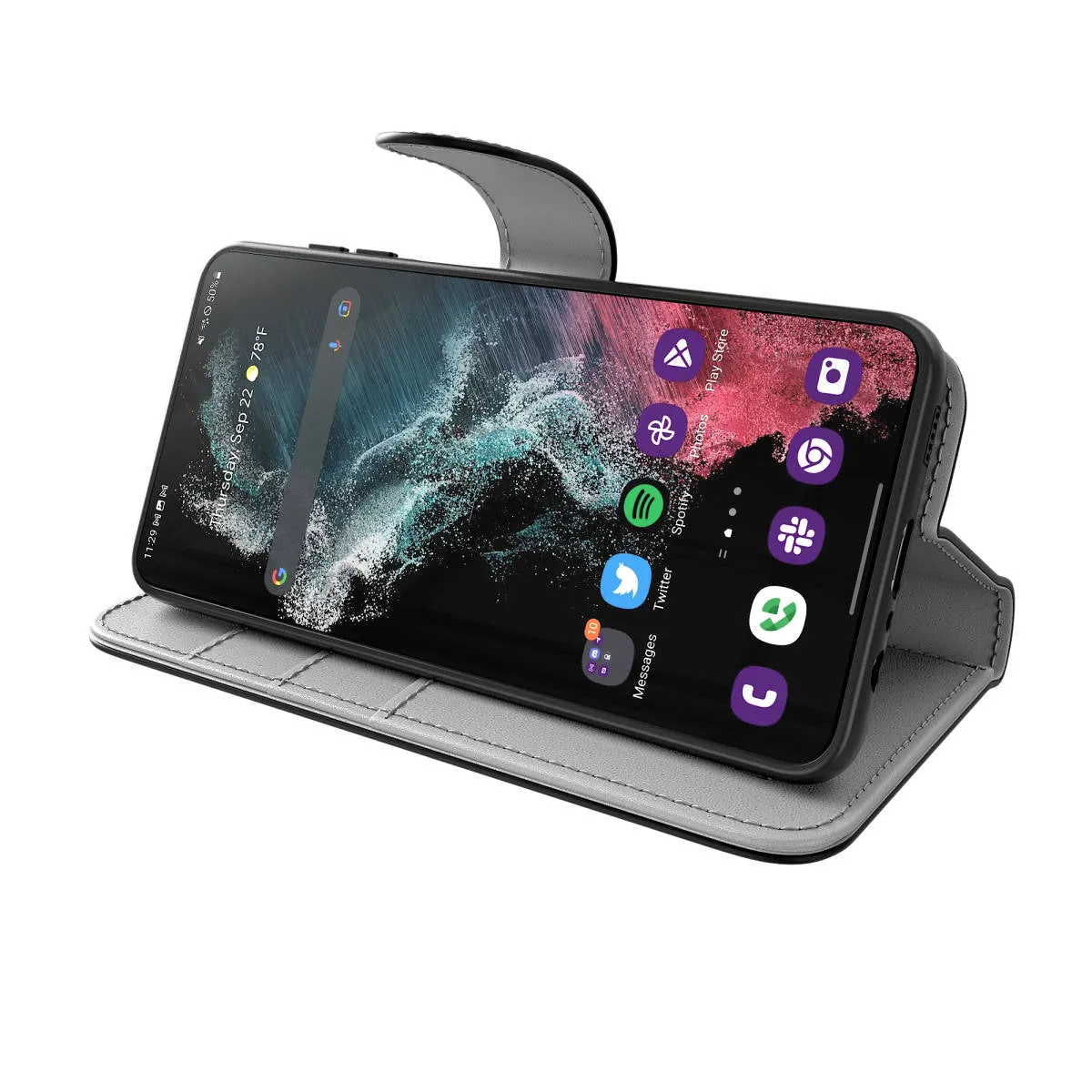 Hugmie® Classic Series iPhone 13 Pro Leather Folio Case