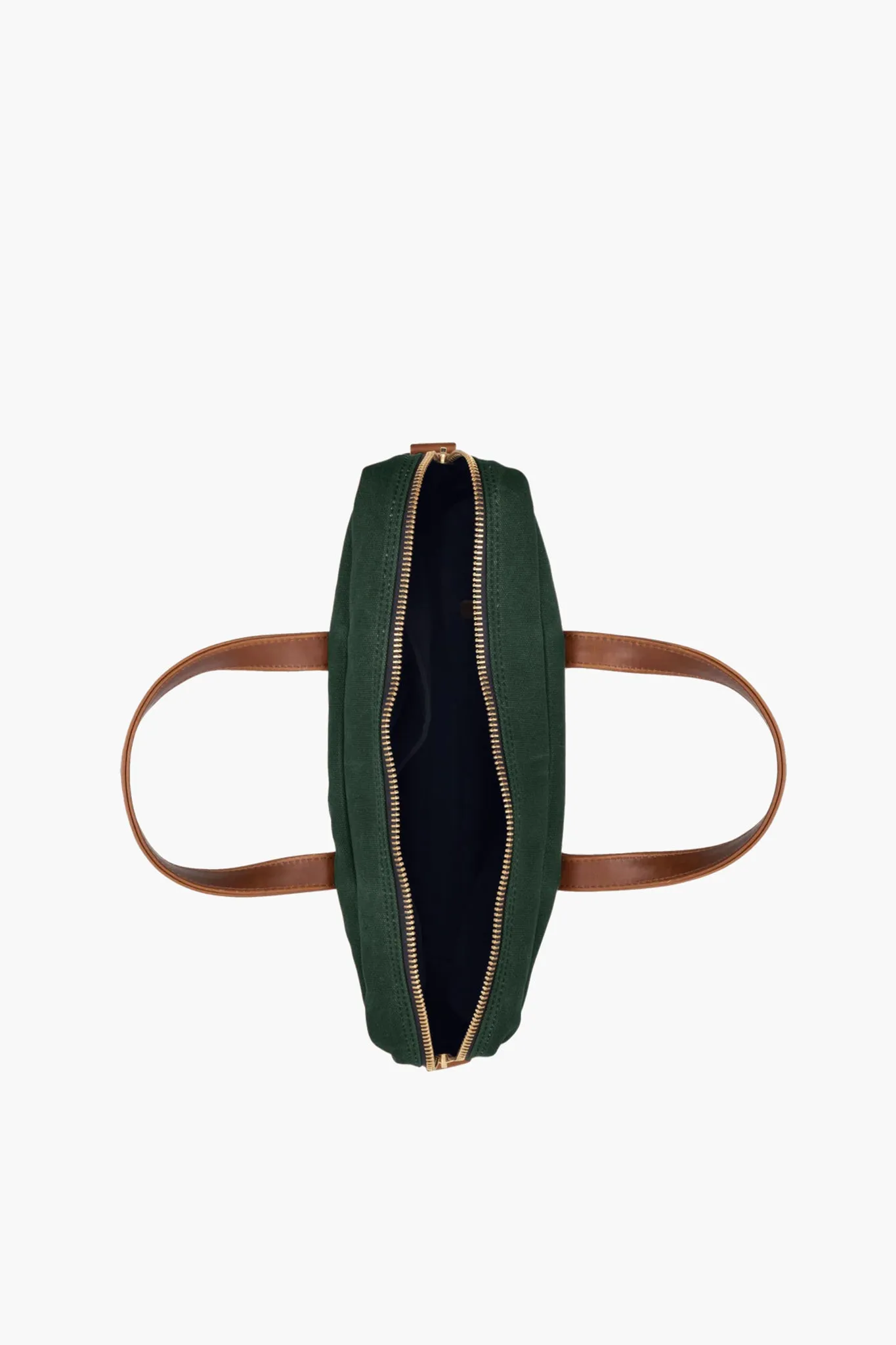 Hunter Green Waxed Canvas Laptop Bag