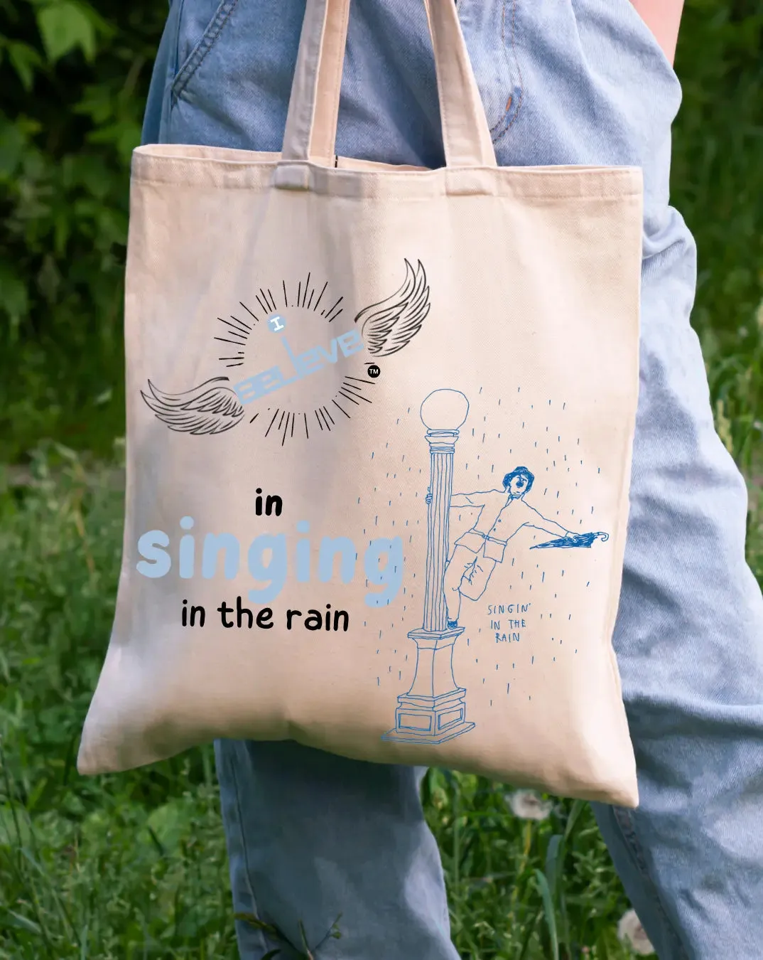 I Believe in Singing Daily Thaila -  Canvas Reusable Bags