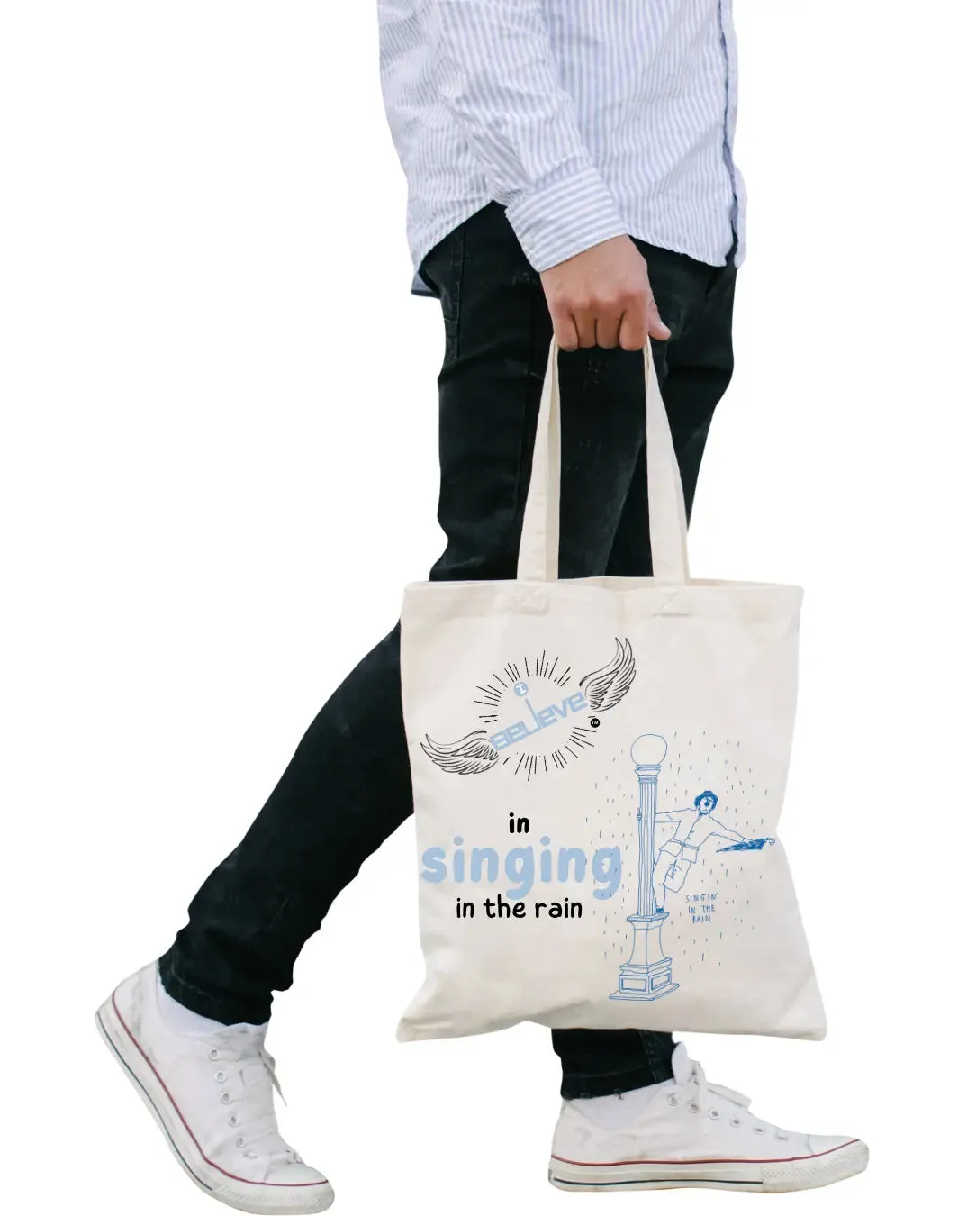 I Believe in Singing Daily Thaila -  Canvas Reusable Bags