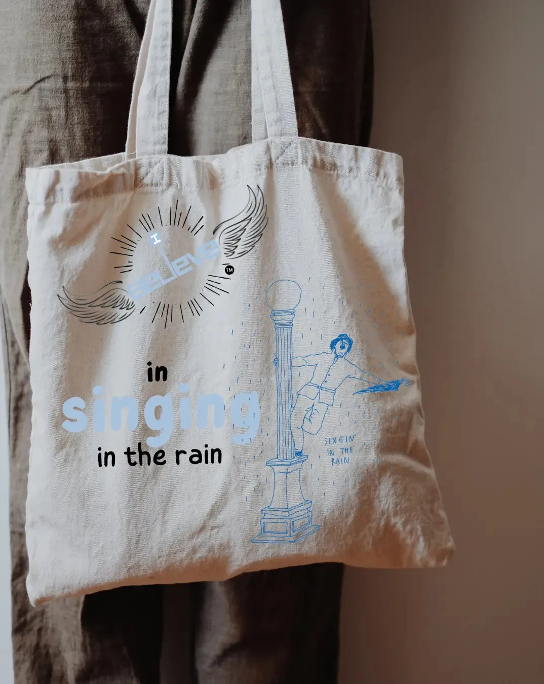 I Believe in Singing Daily Thaila -  Canvas Reusable Bags