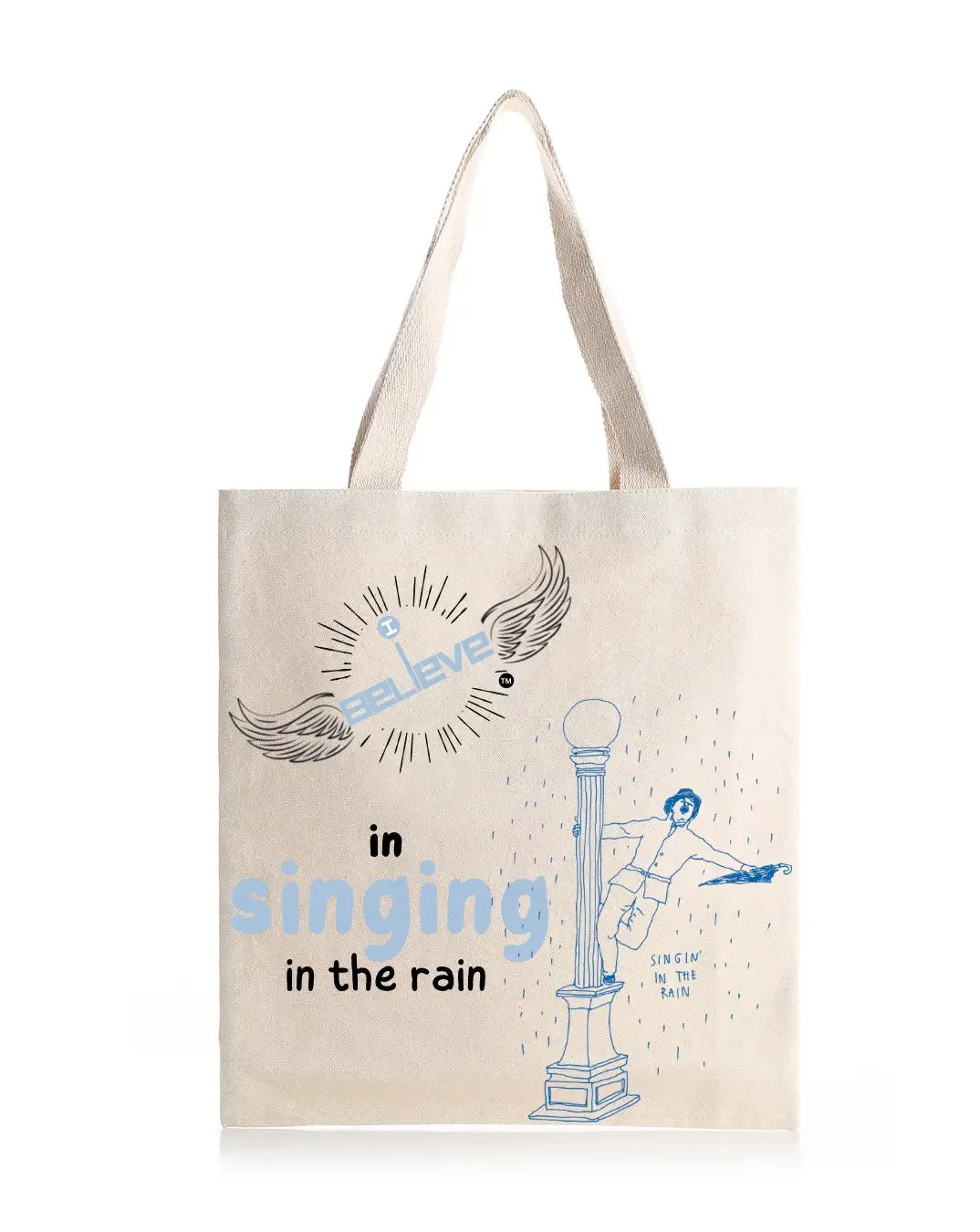 I Believe in Singing Daily Thaila -  Canvas Reusable Bags