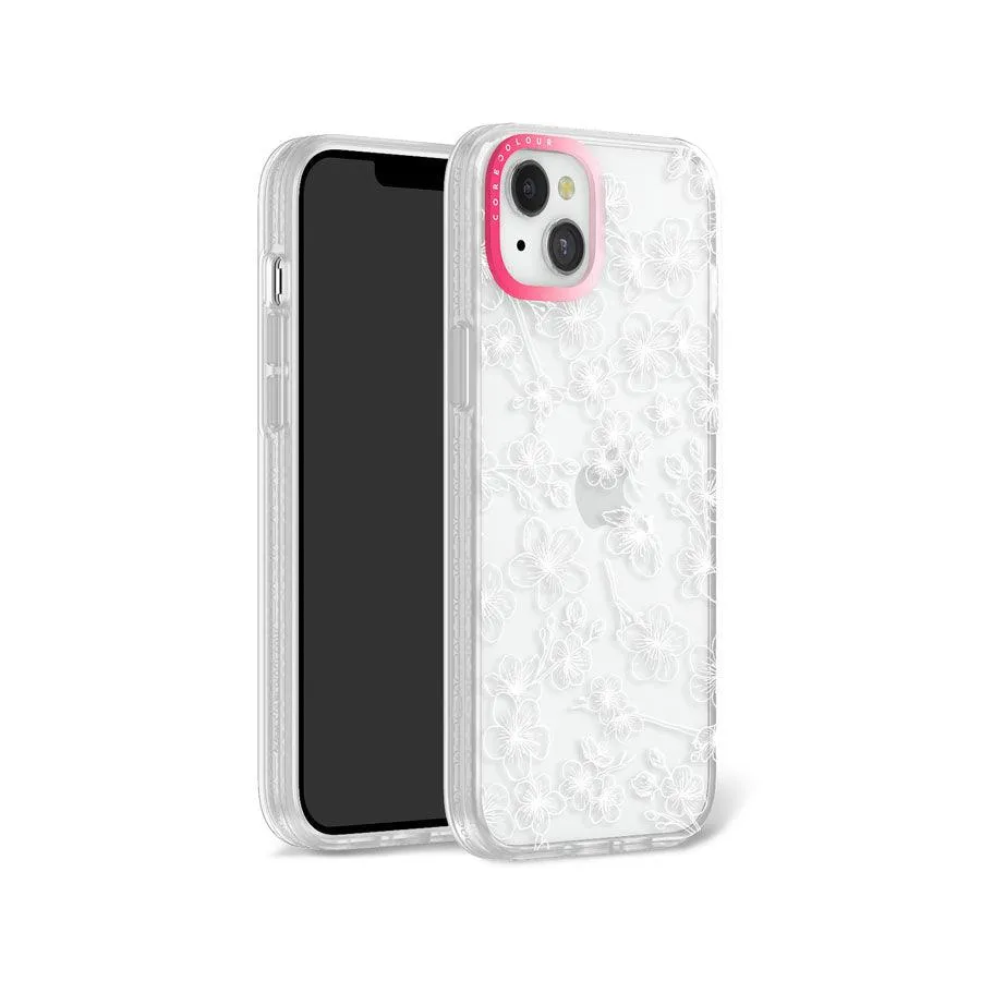 iPhone 12 Cherry Blossom White Phone Case