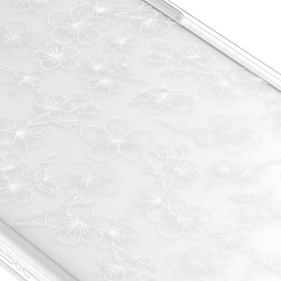 iPhone 12 Cherry Blossom White Phone Case