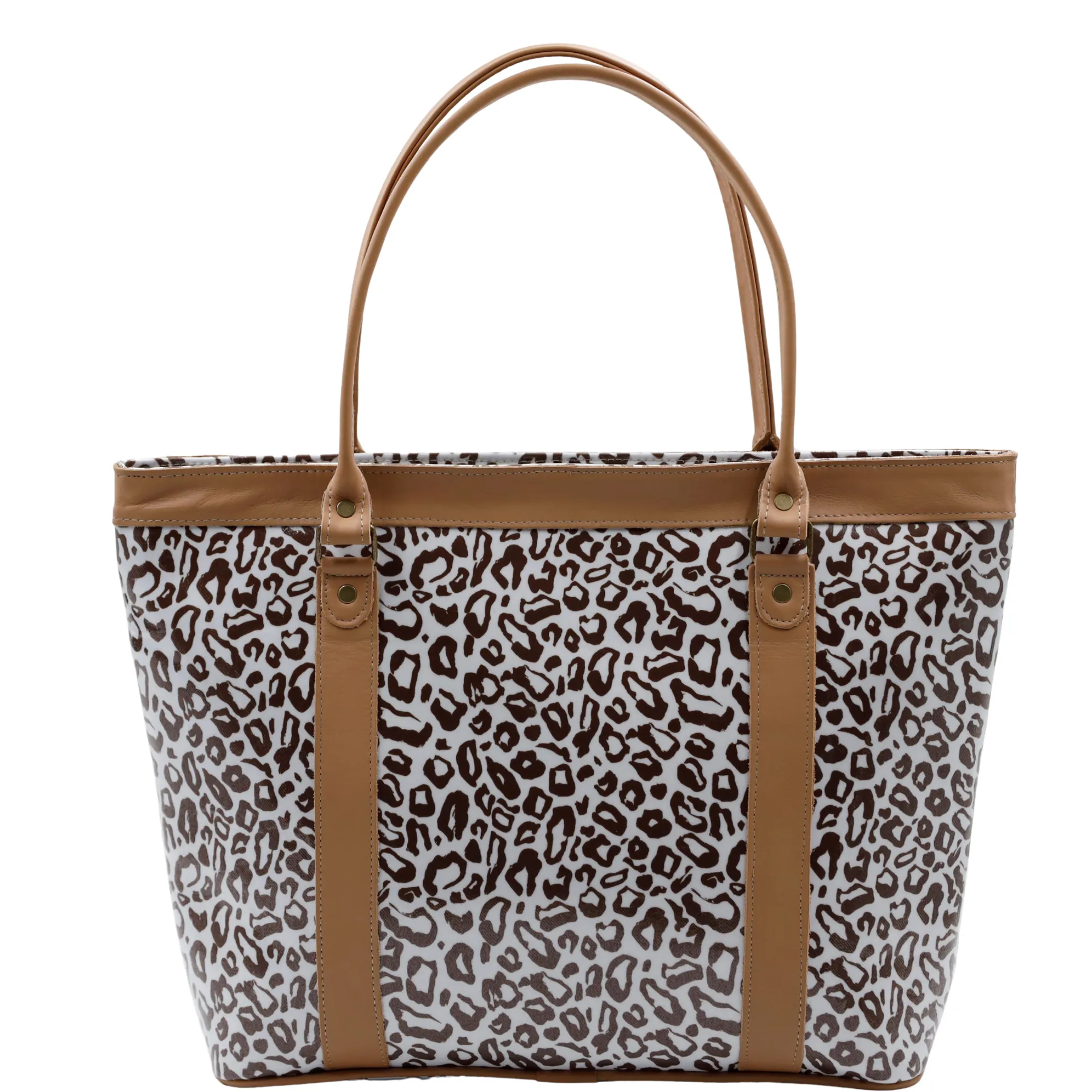 Jozi Tote - African Footprint Brown