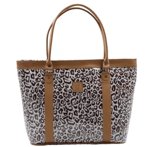 Jozi Tote - African Footprint Brown