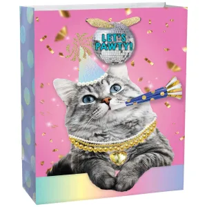 Let's Pawty Cat Large Bag, 1 Count