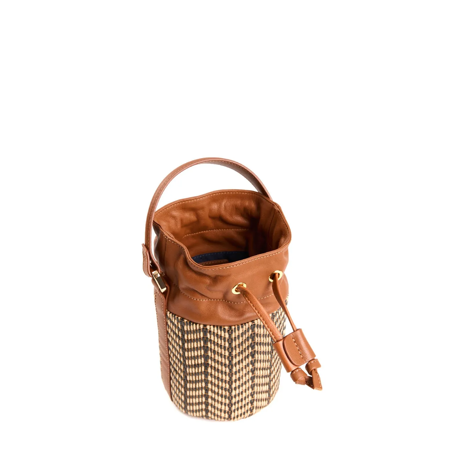 LIGHT BROWN BROWN MINI BUCKET