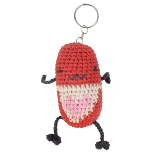 Love Bug Crochet Keychain
